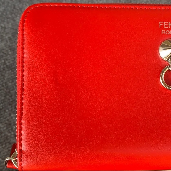FENDI By The Way Continental Wallet in red - Picture 7 of 7